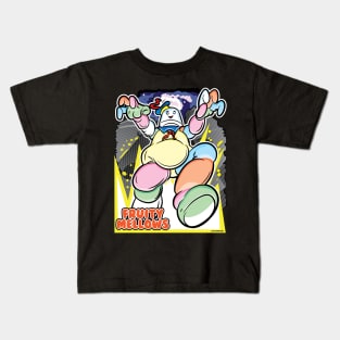 Stay Puft Giant Fruity Marshmellow Man Kaiju Kids T-Shirt